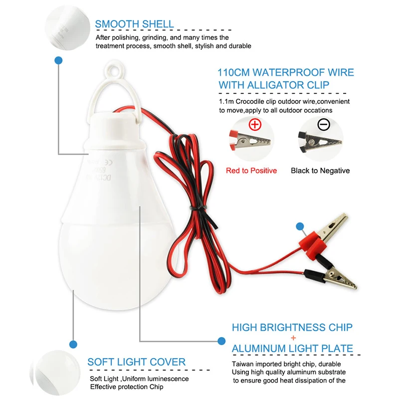 Подвесной светильник высокая яркость светодиодная лампа с зажимом E27
