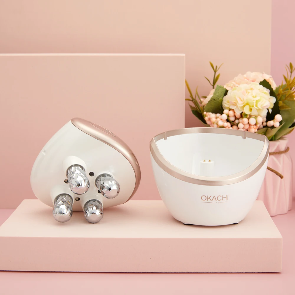 RF &amp EMS Приспособления для красоты микротоковая массажер лица спа-массажер уход