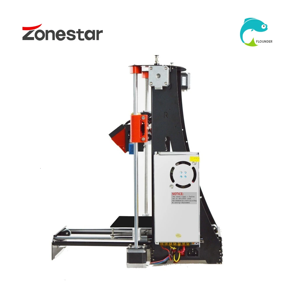 ZONESTAR Лидер продаж дешевый двойной экструдер черный металл A8 i3 Авто микс открытый источник обновления лазерная гравировка RepRap 3d принтер DIY комплект