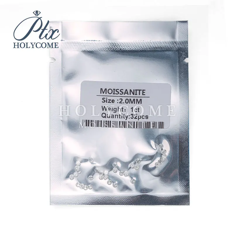 Высококачественный бриллиант муассанита цвета меди VVS 1 5 мм D карат цена за |