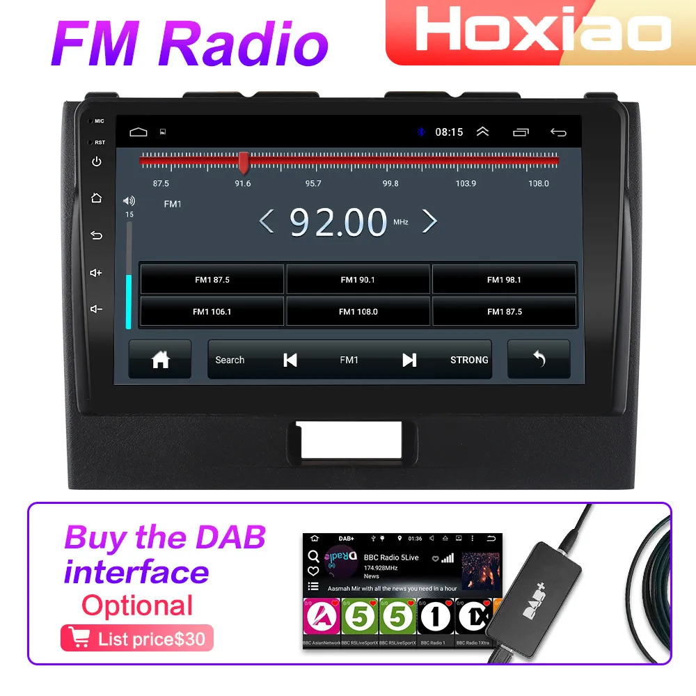 Автомагнитола для Suzuki wagon R мультимедийный видеоплеер навигация GPS Android 8 1 2DIN годы