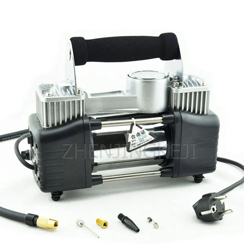 

Portable Air Column Bag Air Pump Home Power Supply 220V Dedicated Car Tires Dual Cylinders Simultaneously Operating Small Tools