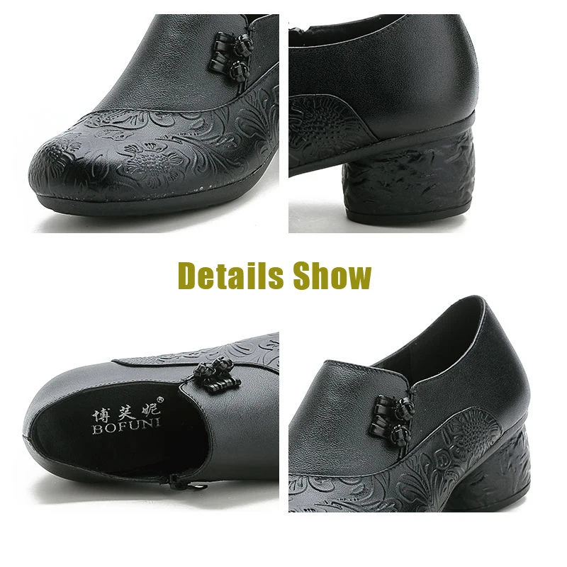 

Women loafers genuine leather flats ladies shoes 2021 trendy Vintage shoes female luxury brand flats