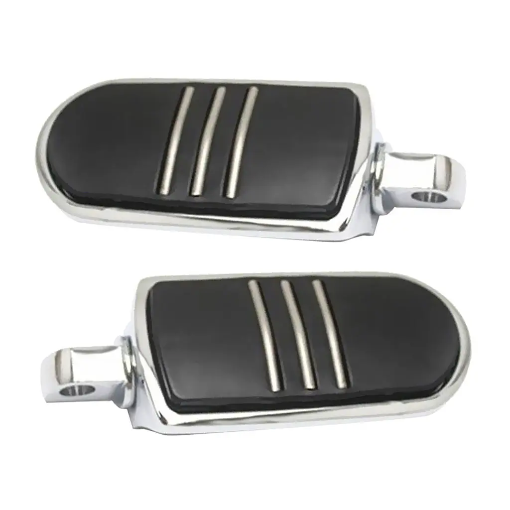 1 Pair Silver Rear Front Foot Pegs Pedals for Harley | Автомобили и мотоциклы