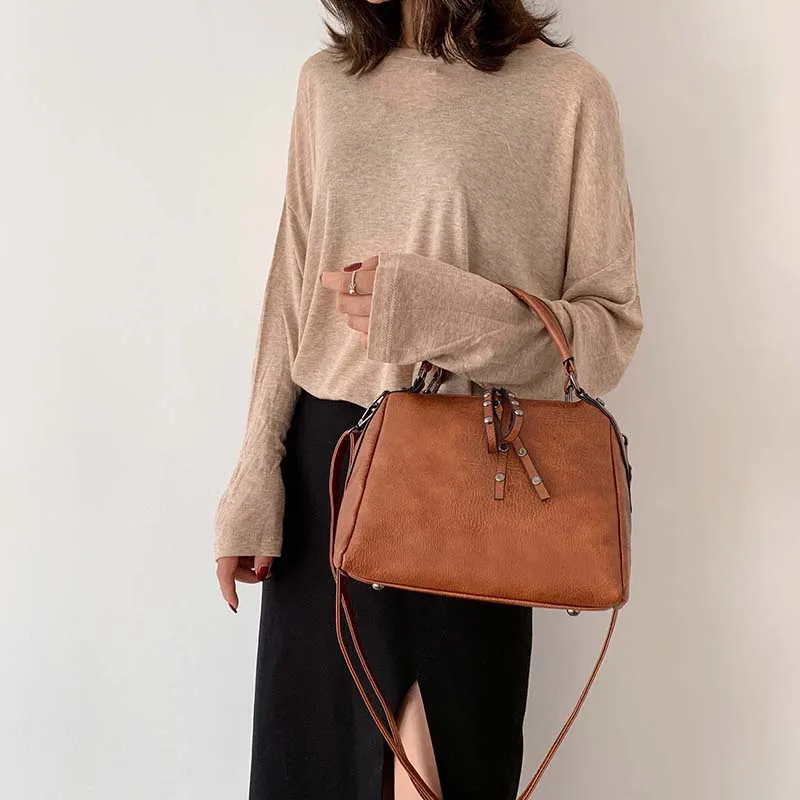 

Luxury Handbags Women Bags Designer Pu Leather Brand Vintage Shoulder Crossbody Bags for Women New Lady Tote Bag Sac