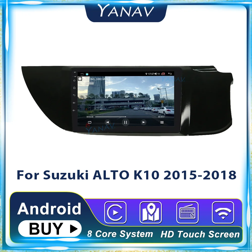 2 Din 128G Android GPS навигация мультимедийный плеер автомобильное радио для Suzuki Alto K10 2015