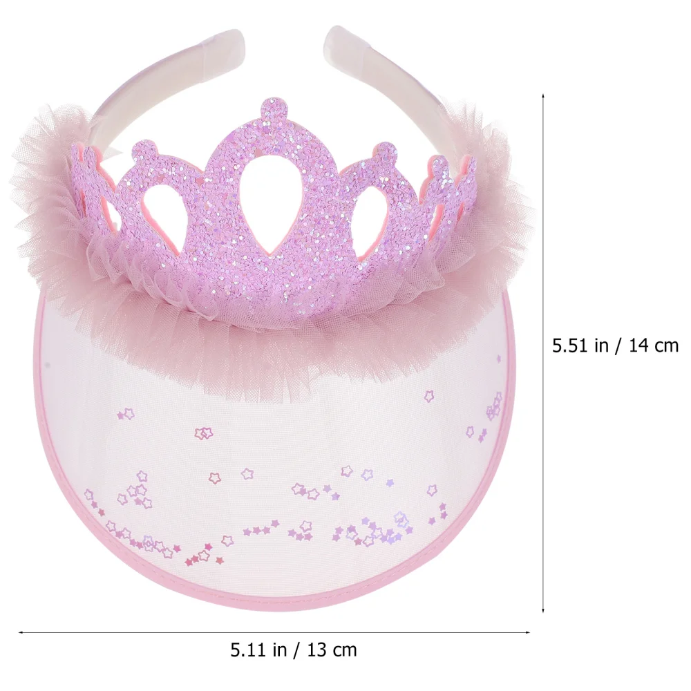 

Children Sun Hat Protective Cap Crown Summer Visor Hat Cool Cap For Girl