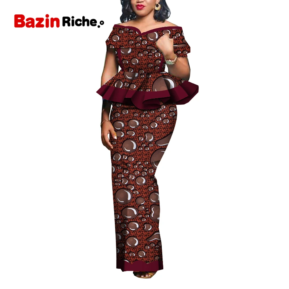 2021 женские вечерние платье комплект с юбкой и футболкой одежды традиционным