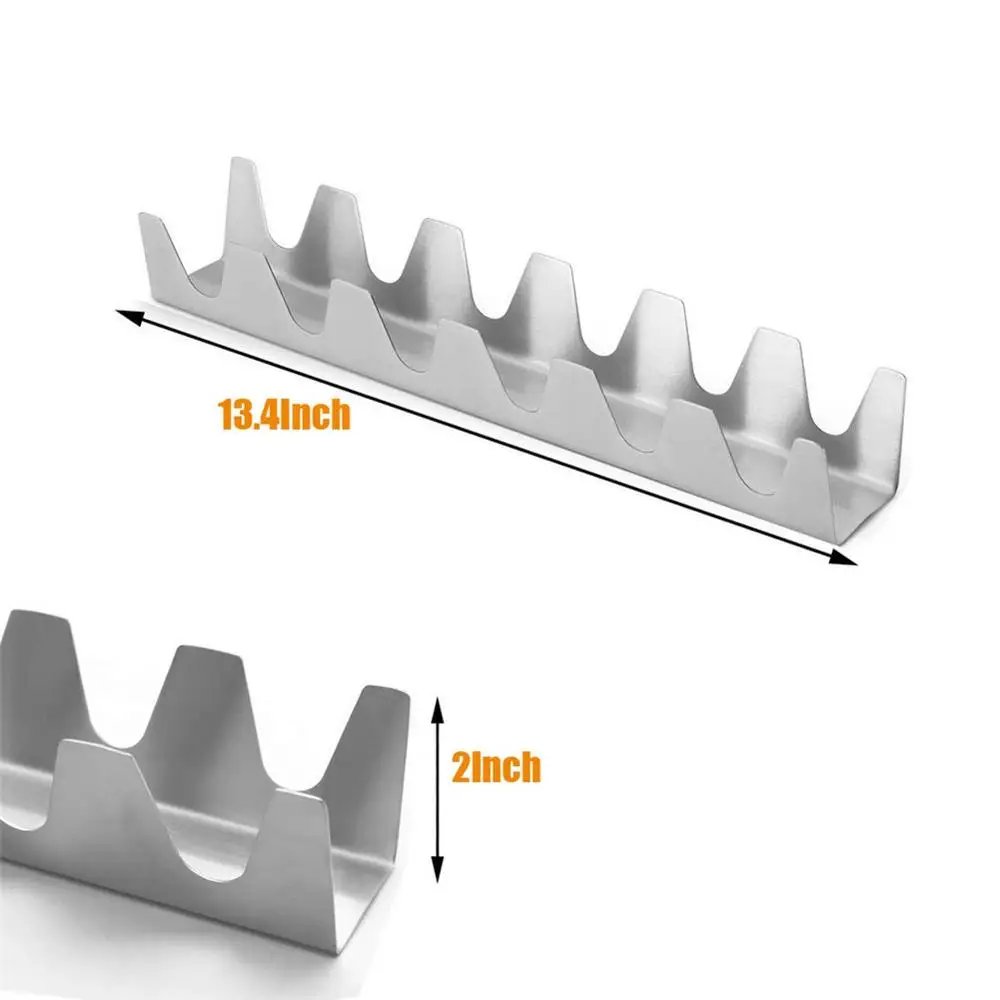 Подставка для Тако из нержавеющей стали 6 держателей | Дом и сад