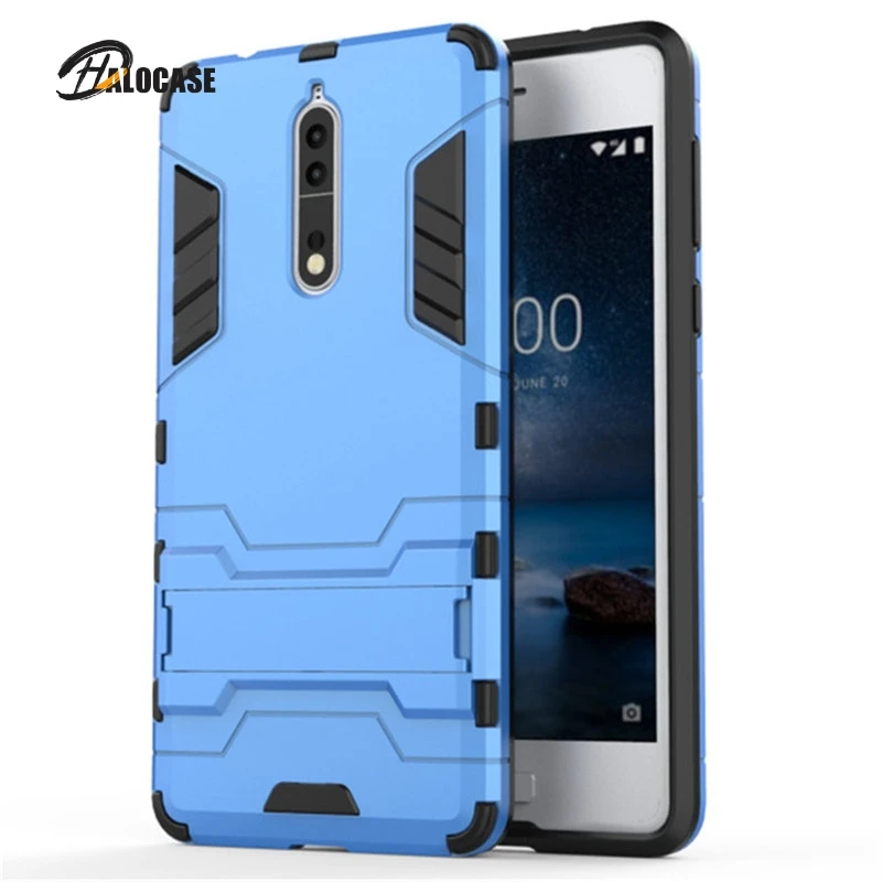 Чехол для Nokia 8 роскошный противоударный Прочный Гибридный армированный чехол