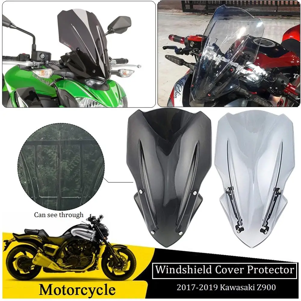 Ветровое стекло для Kawasaki Z900 ветровой экран с регулируемым кронштейном