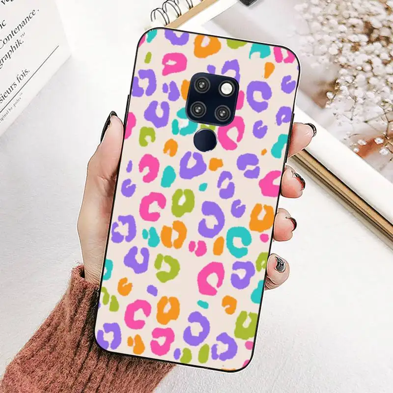 

Leopard Print Pattern Phone Case for Huawei Mate 20 10 9 40 30 lite pro X Nova 2 3i 7se