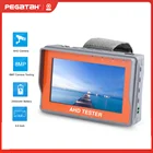 Тестер видеонаблюдения PEGATAH, аналоговый мини-монитор 5 МП, TVI, CVI, AHD, портативный, с поддержкой UTP, RS485, PTZ, cftv