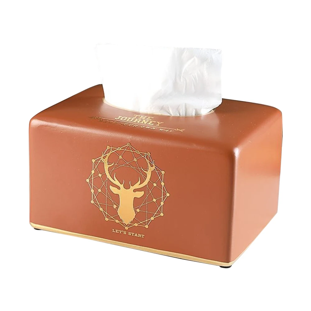 

Simple Decoration Holder Tissue Box Kitchen Living Room Creative Paper Bathroom Coffee Table Storage Napkin Pumping Organizer
