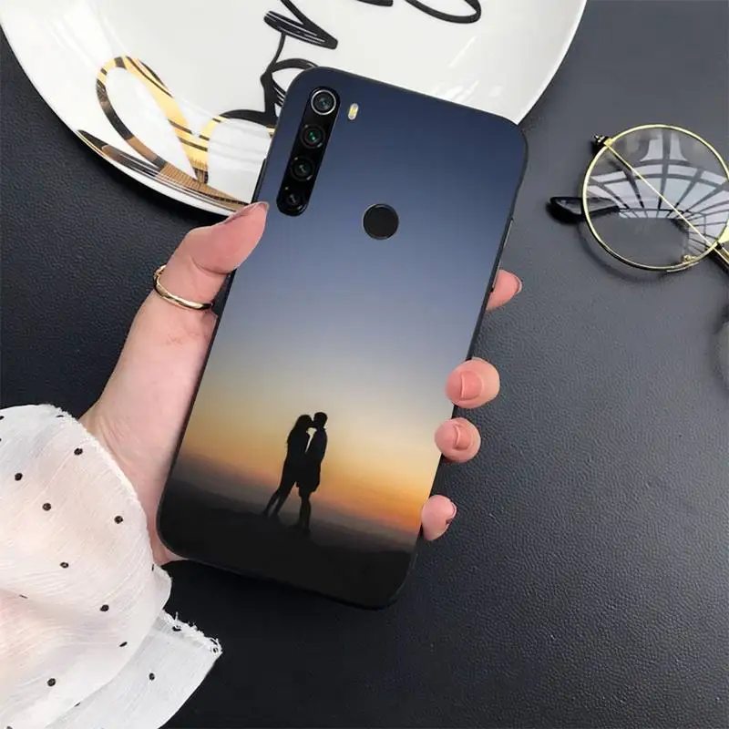 

Couple sweet beautiful back view sunset Phone Case For Xiaomi Redmi 7 8 9t a3Pro 9se k20 mi8 max3 lite 9 note 9s 10 pro