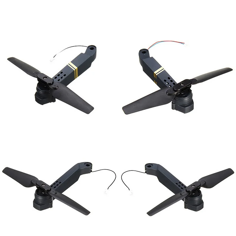 E58 RC Квадрокоптер запасные части оси руки с мотором и пропеллером для FPV гоночного