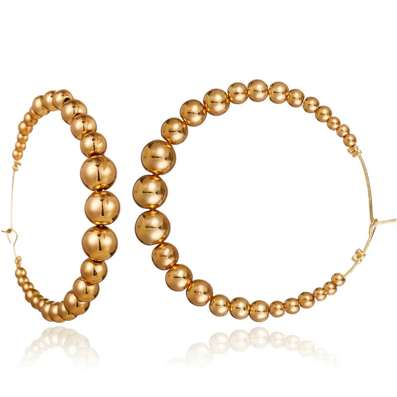 

Simple Personality Alloy Geometry Hoop Earrings for Women 2021