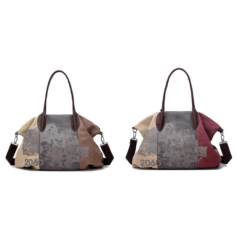 

Женская винтажная сумка через плечо, холщовая Ретро сумка через плечо