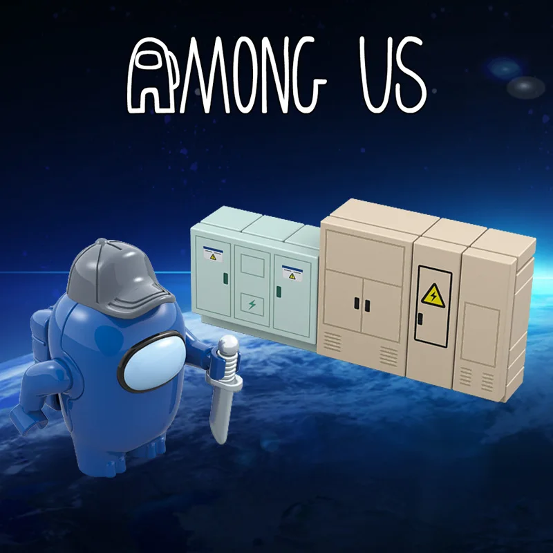 

10Pcs/Set Among Us Anime Friends Cartoon Game Figures Dolls Christmas Toys MOC Building Blocks Toys For Children Bricks Kids