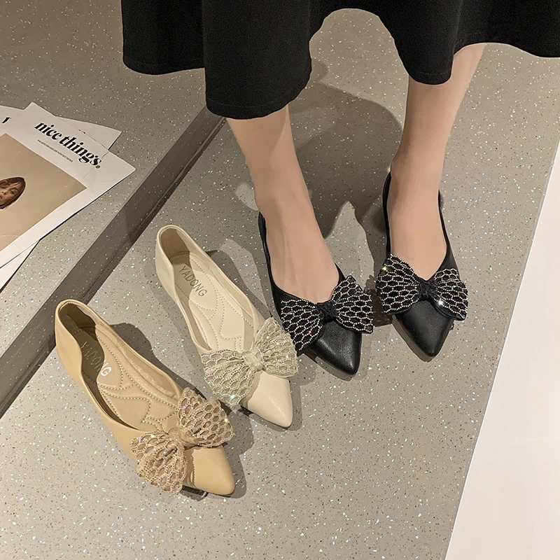 

Women's Flat Shoes Women's Casual Soft-soled Pointed Toe Comfortable Women's Shoes for Pregnant Women 2021 Women Loafer Shoes