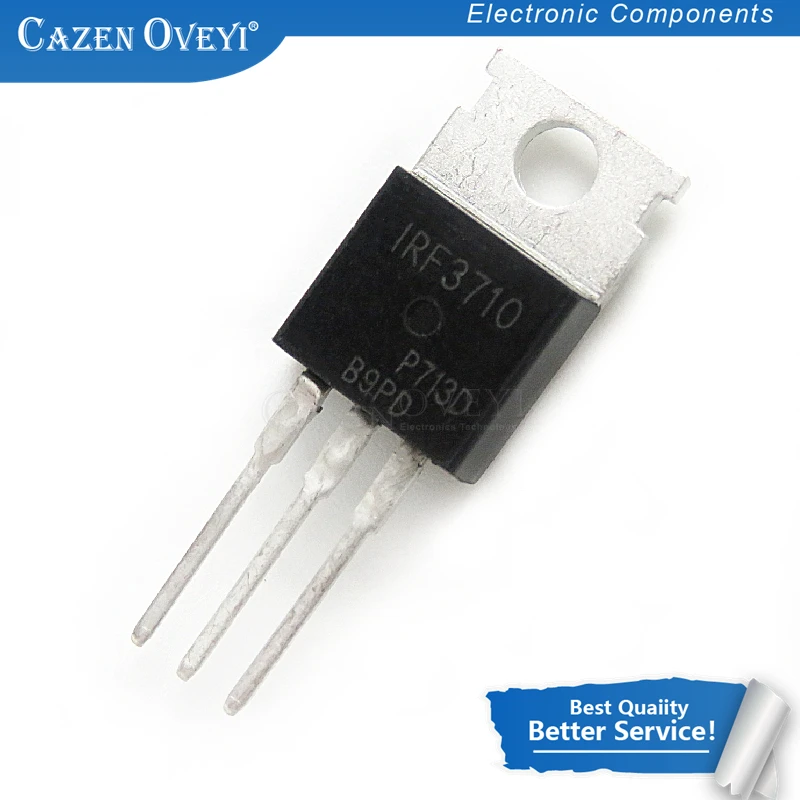 10pcs/lot IRF3710 3710 57A 100V TO-220 In Stock | Электронные компоненты и принадлежности
