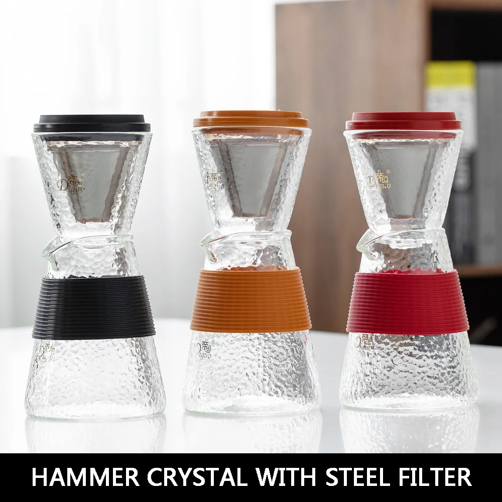 Кофейник капельная Кофеварка с многоразовым фильтром из нержавеющей стали