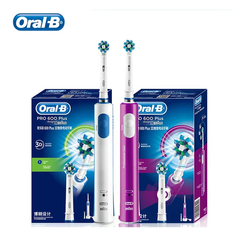 Электрическая зубная щетка Pro600 ультразвуковая Водонепроницаемая