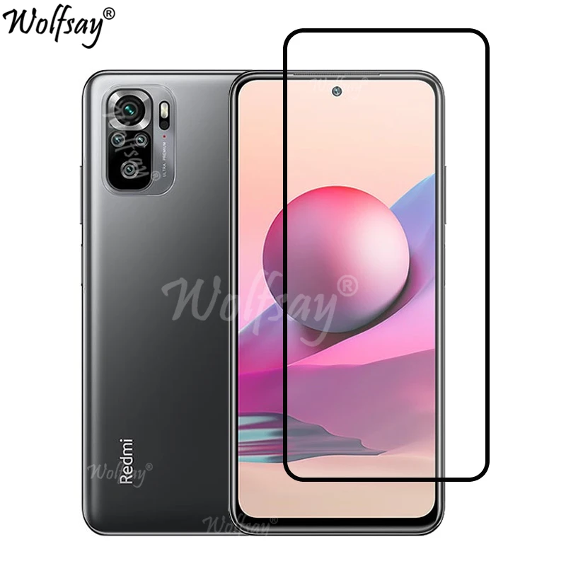 full cover tempered glass for xiaomi redmi note 10s screen protector for redmi note 10s 10 camera glass for redmi note 10s glass free global shipping
