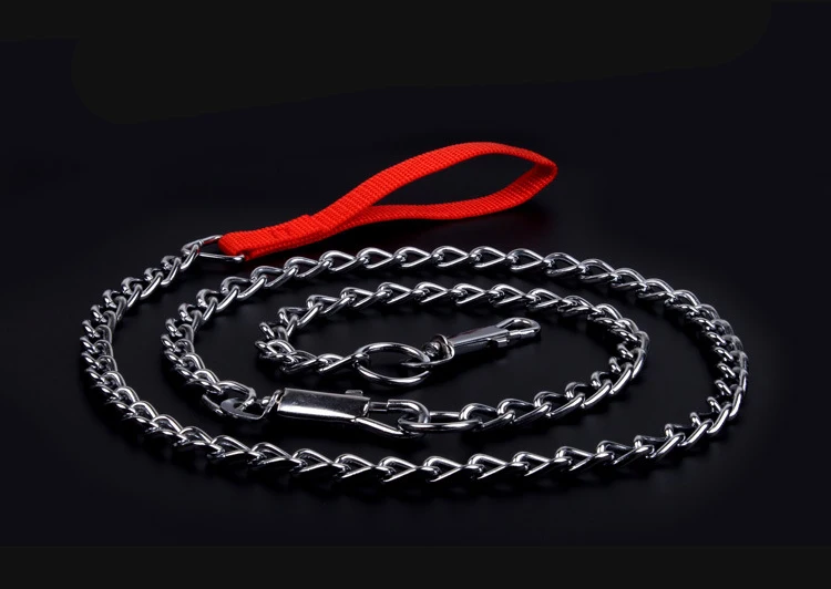Металлическая цепь для маленьких средних и больших собак металлическая прогулок