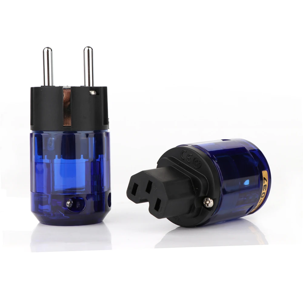 Пара с родиевым покрытием разъем питания европейского стандарта + IEC разъемом для