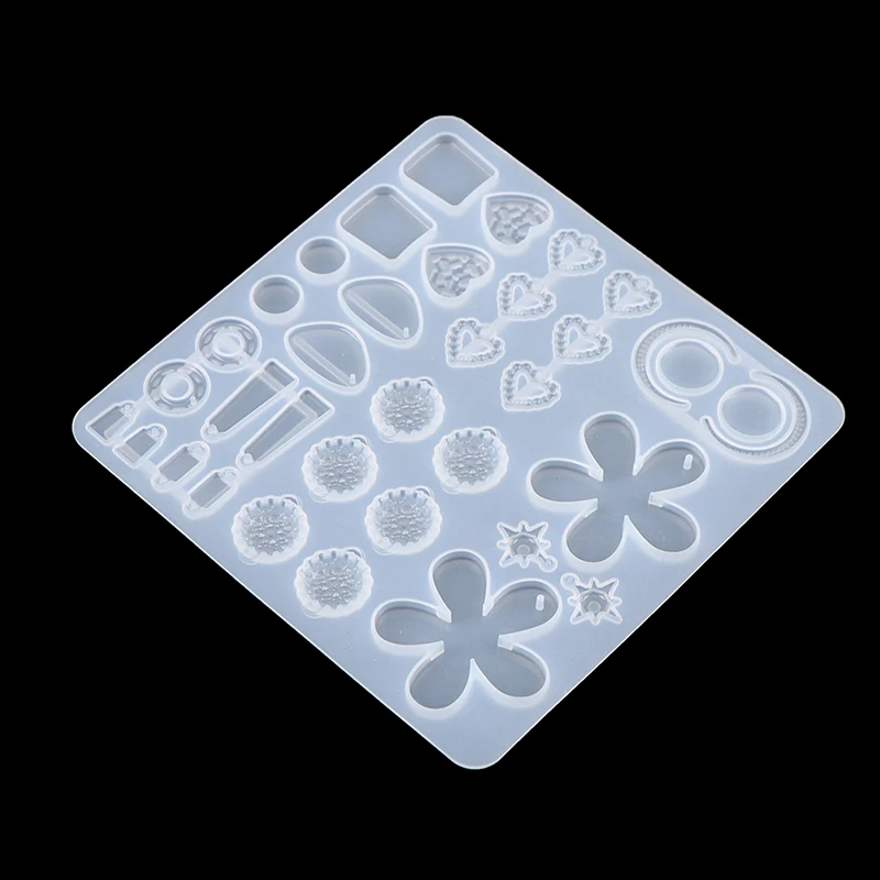

Earring Pendant Resin Molds Silicone Mold For DIY UV Resin Epoxy Dried Flower Jewelry Making Casting Moulds Jewelry Tool