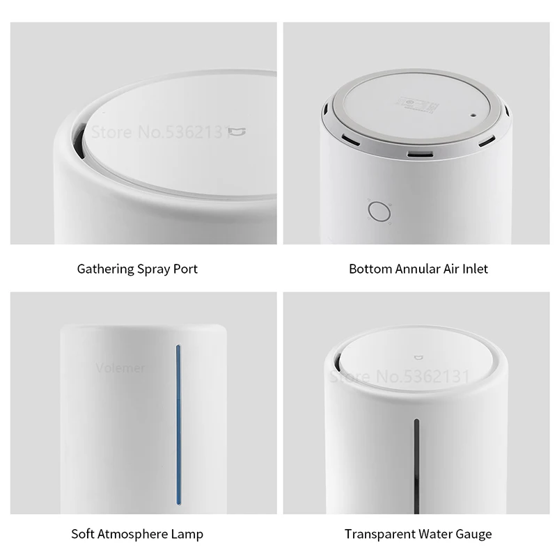

XIAOMI MIJIA Intelligent Ultrasonic Sterilization Humidifier Home UV Germicidal Sterilization Air Purifier Work With Mijia APP