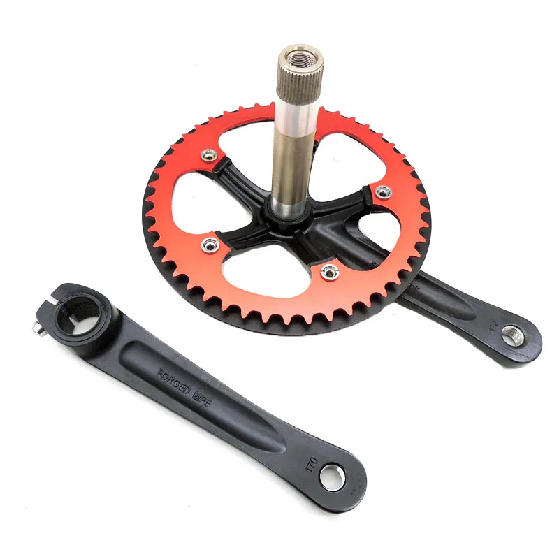 

JIANKUN 46T Road Bike Crankset hollow Integrated tooth Plate Bicycle Crank Aluminum alloy CNC G4 68MM chainwheel sprocket wheel