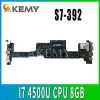nbmbk11007 48 4lz02 011 main board for acer aspire s7 392 laptop motherboard mb 12302 1 i7 4500u cpu 8gb ram