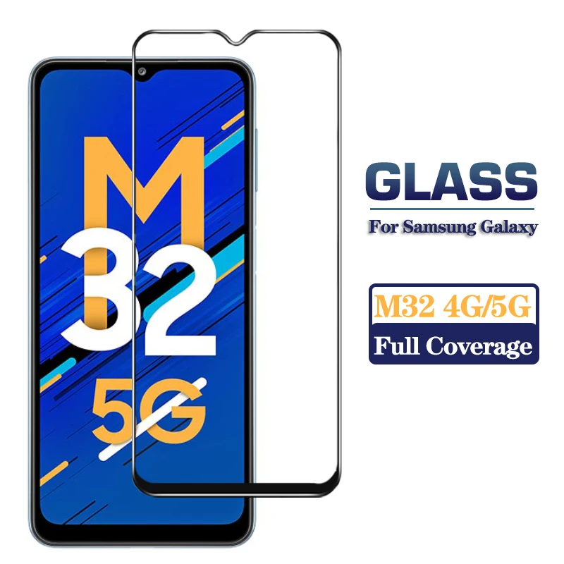 

For Samsung Galaxy M32 4G/5G Phone Full Screen Protectors For Samsung M 32 M3 2 Tempered Film On Samsun M32 GalaxyM 32 Shield HD