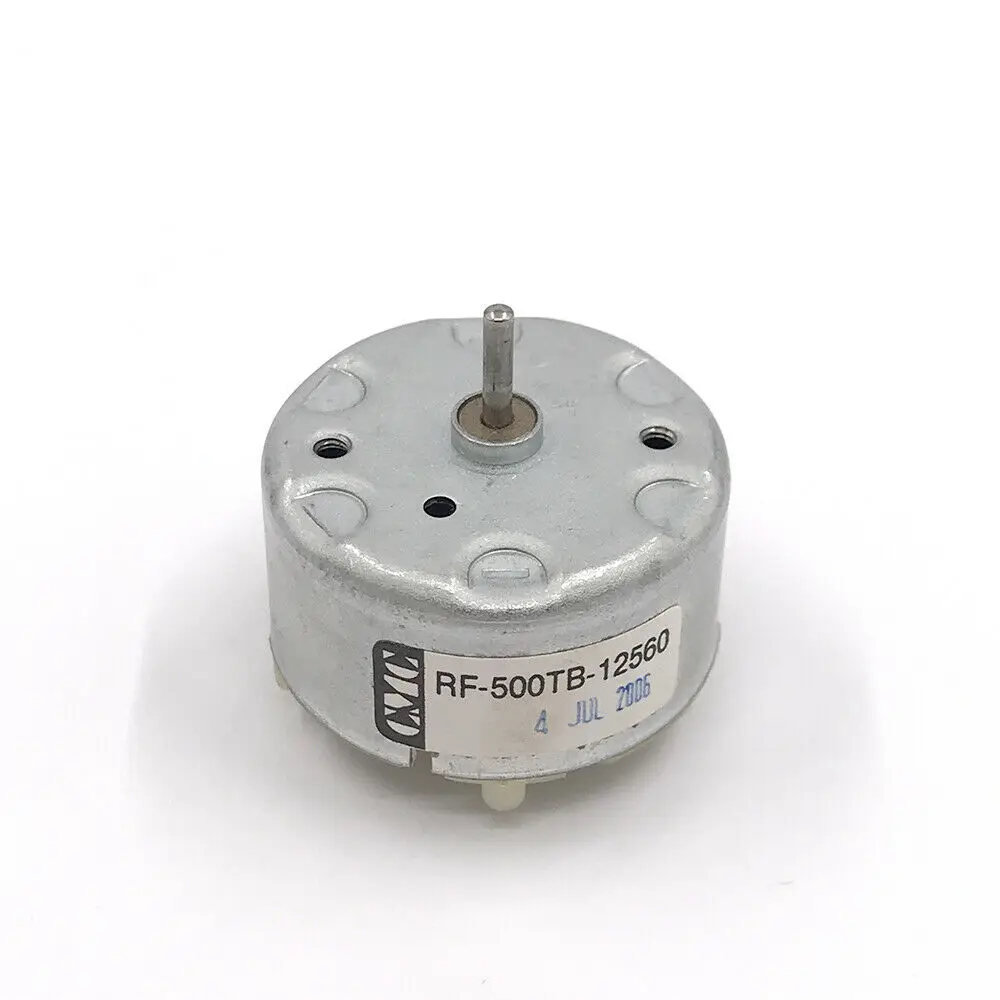 VCD/устройство ввода компакт диска мотор RF 500TB 12560 DC 5V 12V микро круглый маленького
