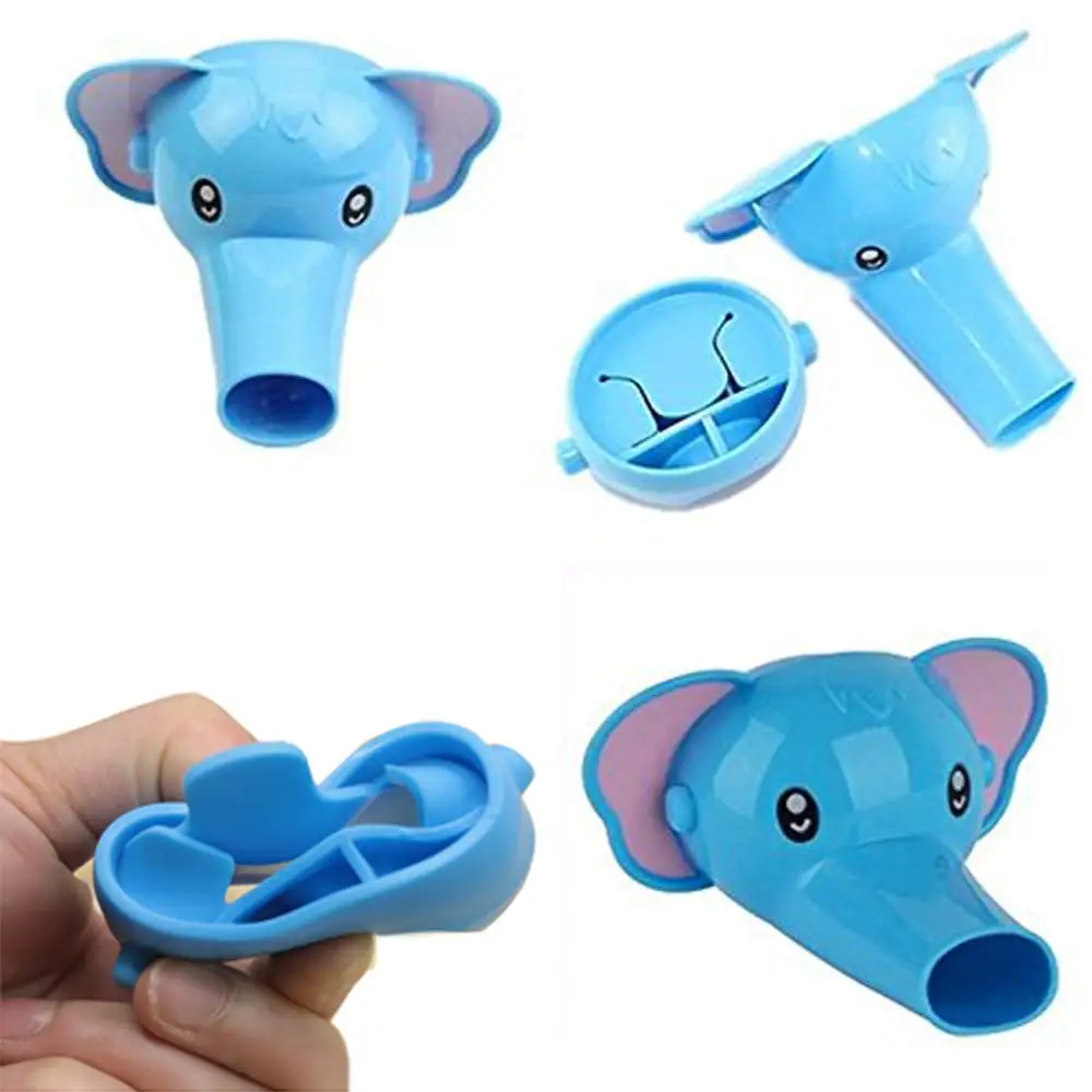3-piece cute cartoon large head three-dimensional children's Guide sink hand washing machine faucet extension | Дом и сад