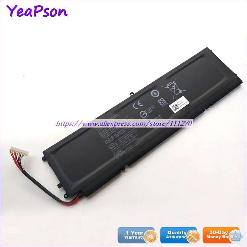 Yeapson RC30-0281 11 55 V 4602mAh настоящая аккумуляторная батарея для ноутбука Razer 2018 Blade Stealth |