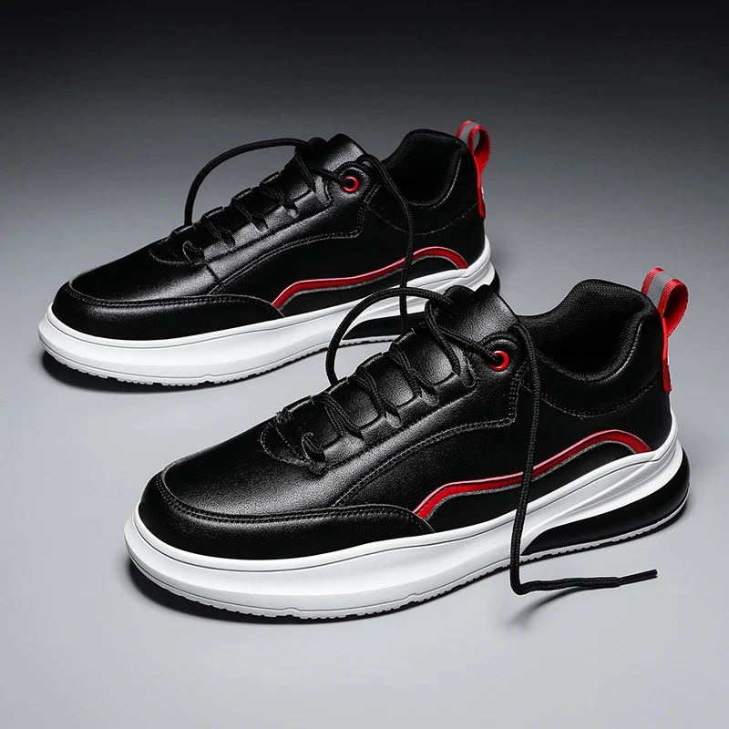 VastWave/Мужские Блестящие Кроссовки из микрофибры на плоской подошве со шнуровкой