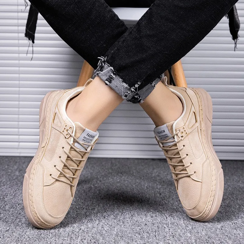 Мужские кроссовки на шнурках летние дышащие из кожи 2019| |