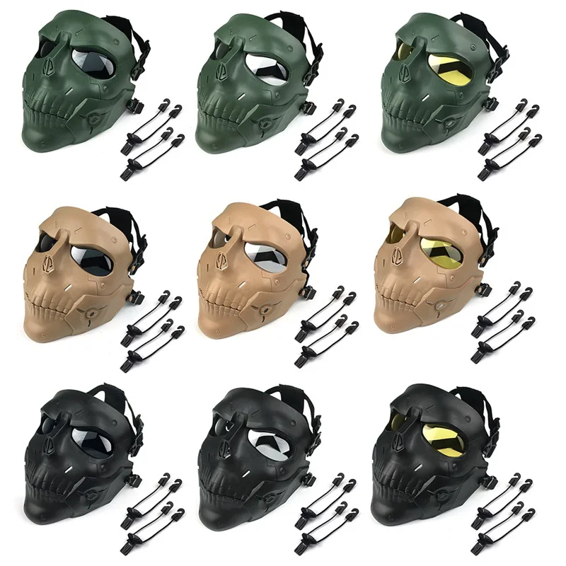 

Outdoor Field Full Face Protective Masks CS Field PC Lens Masks Halloween Funny Mask Cycling Sports Rainproof Windproof Masks