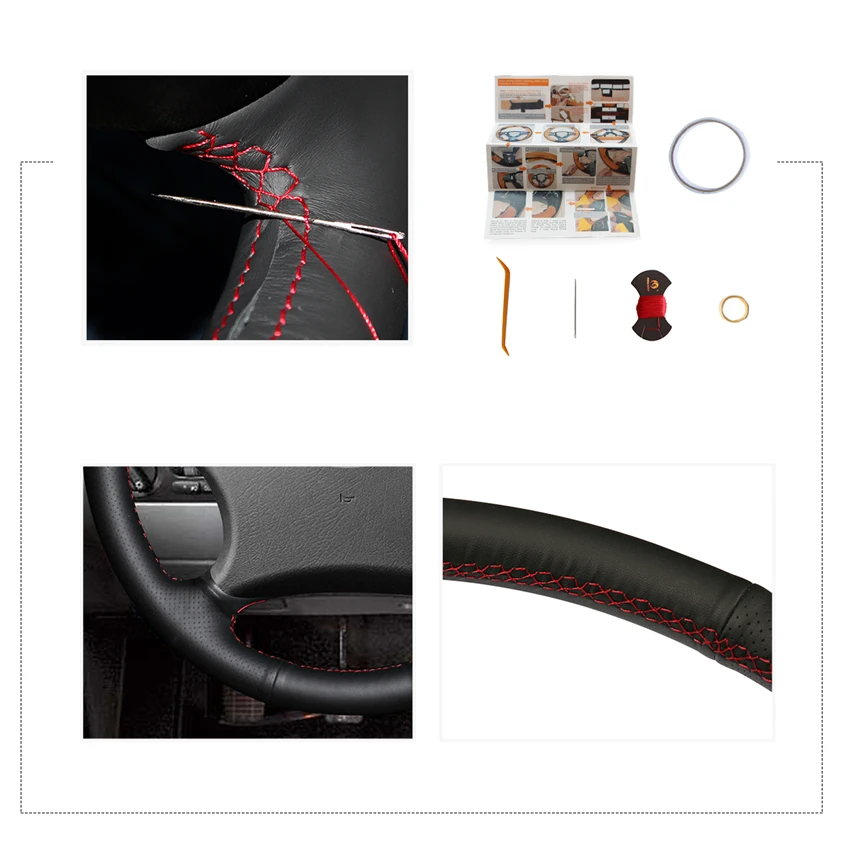 MEWANT черная искусственная кожа фотосессия для Chevrolet Niva 2002 2009 Lada 2110 2011 2014 набор