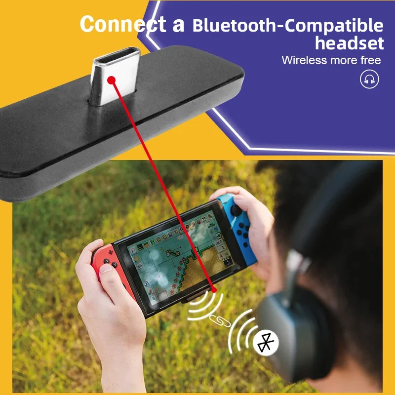 Switch Bluetooth adapter audio receiver PS4 / PC wireless transmitter for Nintendo converter enlarge