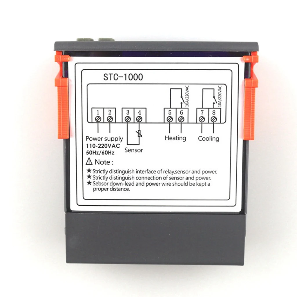 Термостат с регулировкой температуры 12 в пост. Тока + датчик|Термостаты и