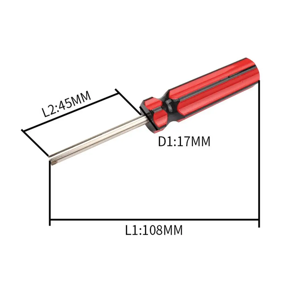 

6Pcs Tire Valve Stem Removal Tool Single And Double Heads Valve Core Remover 4-Way Valve Tire Repair Tool For Various Valve Core