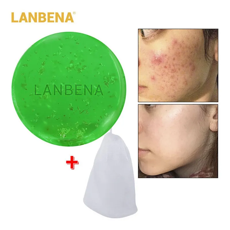 Очищающее средство для лица от акне натуральное чайное мыло с изображением