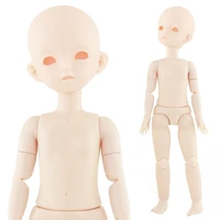 4 style 28cm 16 bjd dolls head white skin without makeup sleep eye head diy toys doll accessories for girls gifts