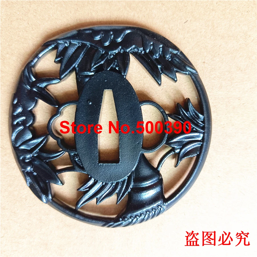 Чудесная железная стальная защита Tsuba для японской фотомагнитной защиты ножа