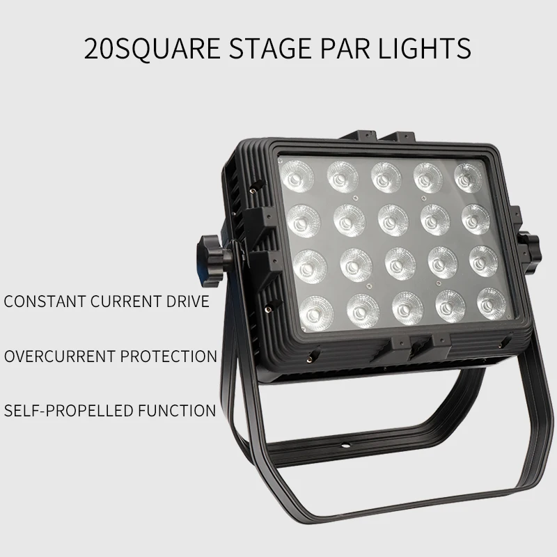 20x18 Вт IP65 водонепроницаемый открытый настенный светильник RGBW 4in 1/RGBWA 5in UV 6in1