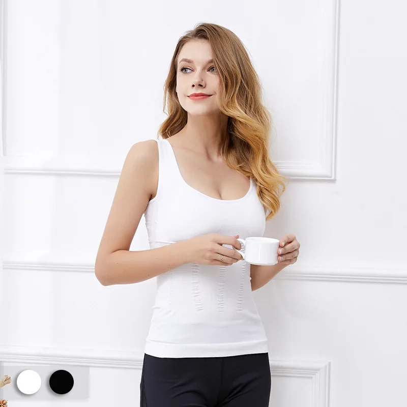 

Women Slimming Body Shapewear Corset Vest Shirt Compression Abdomen Tummy Belly Control Slim Waist Cincher Underwear